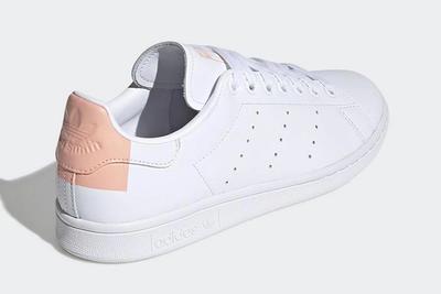 Adidas Stan Smith White Glow Pink Heelside