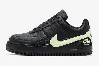 Nike Air Force 1 Jester Xx Black Barely Volt Cn0139 001 Lateral