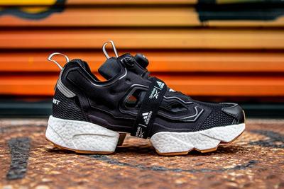 Reebok Adidas Instapump Fury Boost Black And White Pack Exclusive Sneaker Freaker Shot4