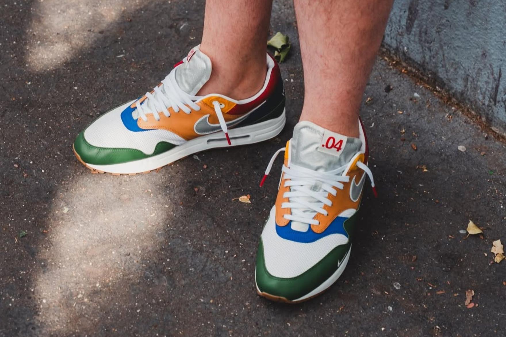 Premium Goods x Nike Air Max 1 sneakers on-foot