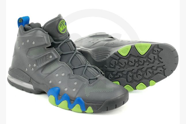 Nike Air Max Barkley Dark Grey Photo Blue Green Pair 1