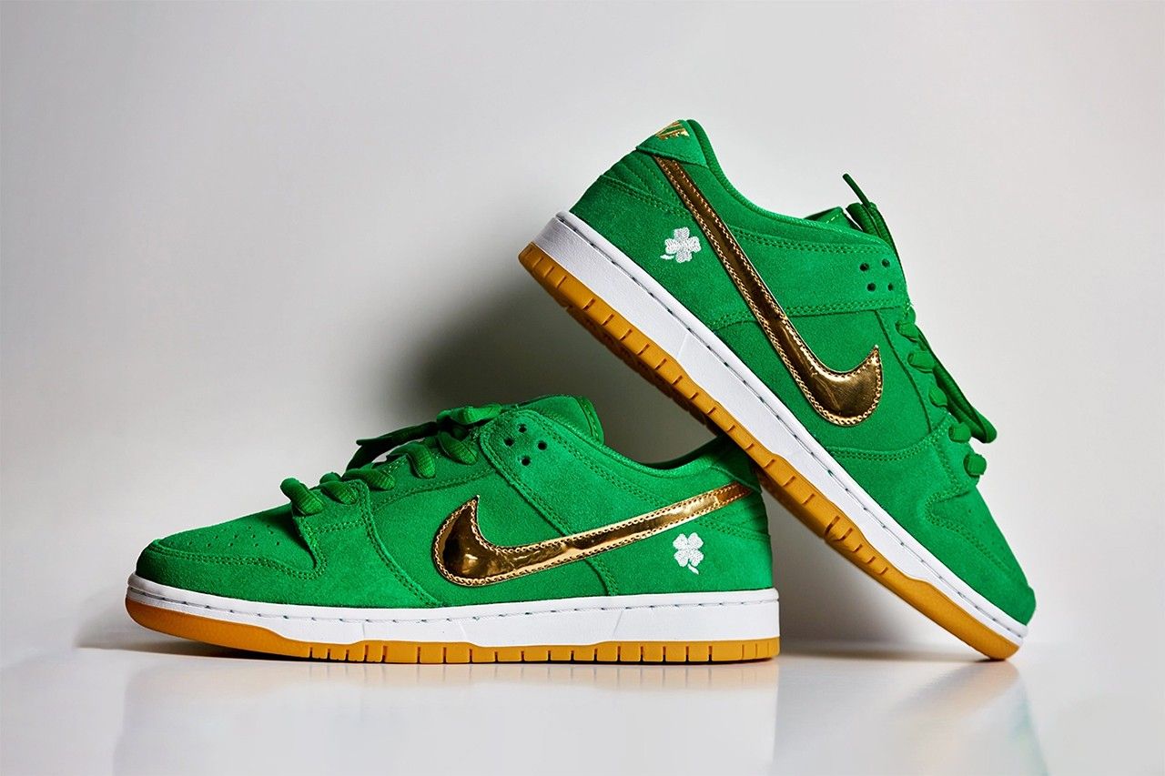 Closer Look: Nike SB Dunk Low 'St. Patrick's Day' - Sneaker Freaker