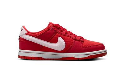 Nike Dunk Low Sole Mates Valentines Day Red White Sneakers