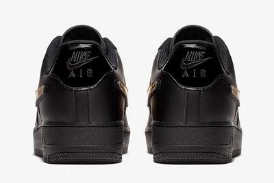 Nike Air Force 1 Blk Gld Ct2252 001 Rear