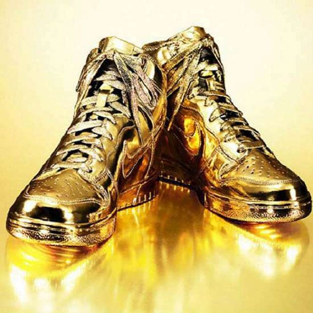 Gold Dipped Shoes