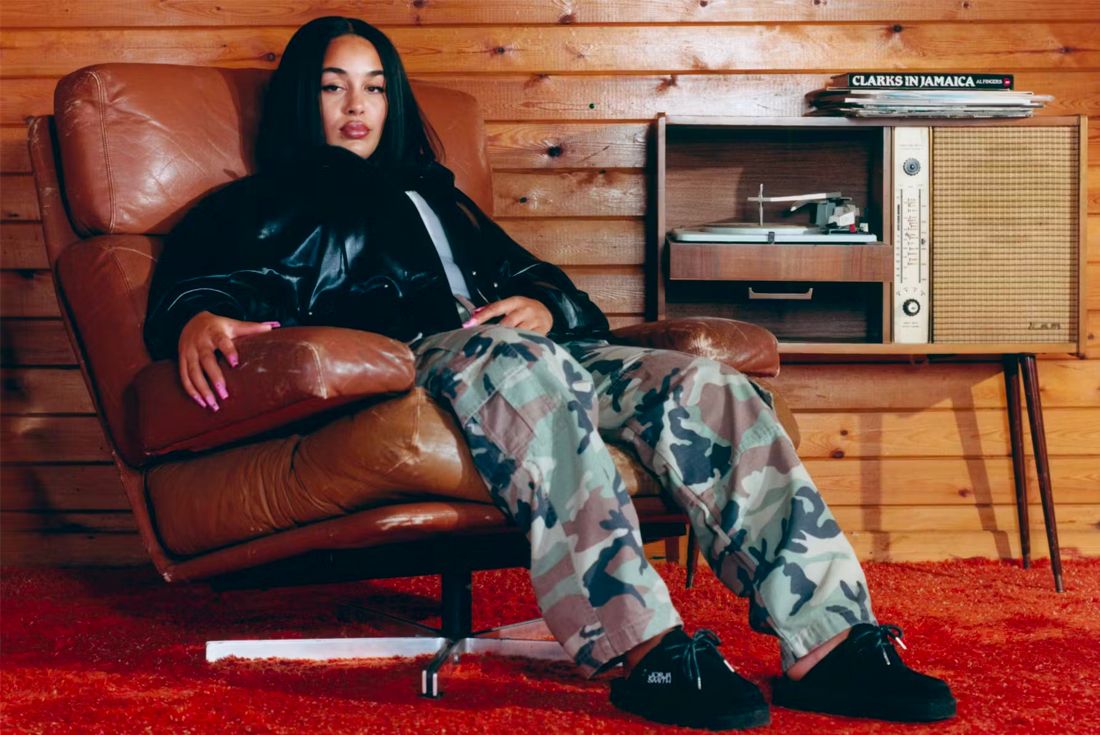 Jorja Smith Hooks Up With Clarks Originals for Desert Nomad Mule ...