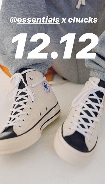 Fear Of God Essentials Converse Chuck 70 Release Date Ig Story