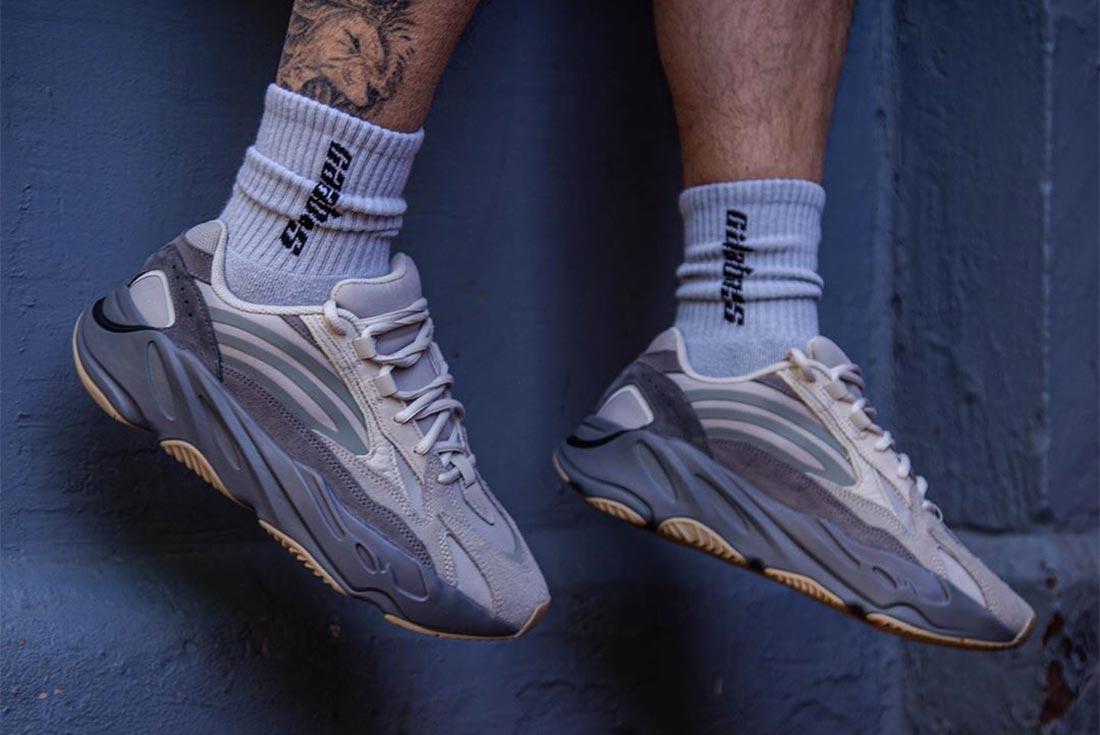 Yeezy Boost 700 Tephra On Foot Lateral Side Shot