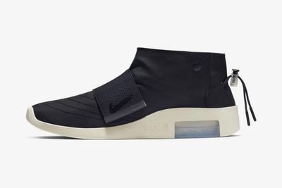 Nike Air Fear Of God Moc Black Fossil At8086 002 Release Date Lateral