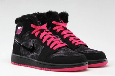 Air Jordan 1 Retro High Premium Fur Vivid Pink 1