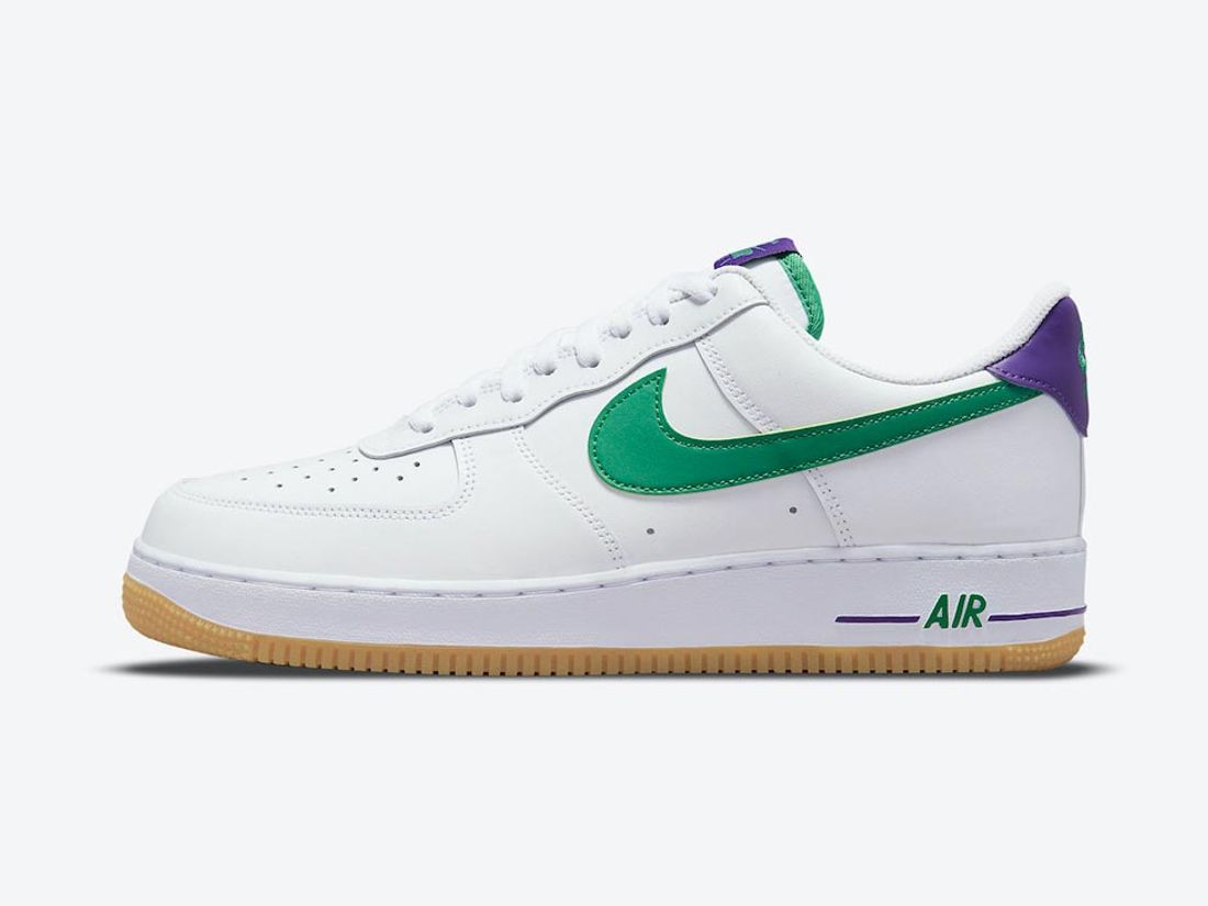 enaguas kiwi Conjugado The Nike Air Force 1 Gets Mean in Purple and Green - Sneaker Freaker