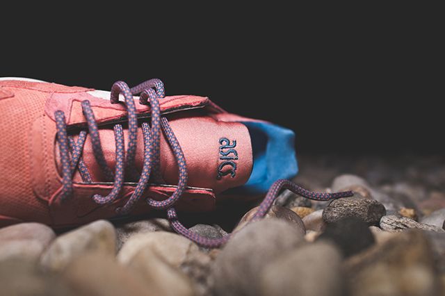 Janice Merg Petulance Ronnie Fieg X ASICS Gel Lyte V (Rose Gold & Sage) - Sneaker Freaker