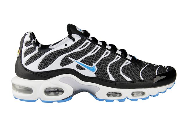 Nike Air Max Plus (Black/Vivid Blue) - Sneaker Freaker