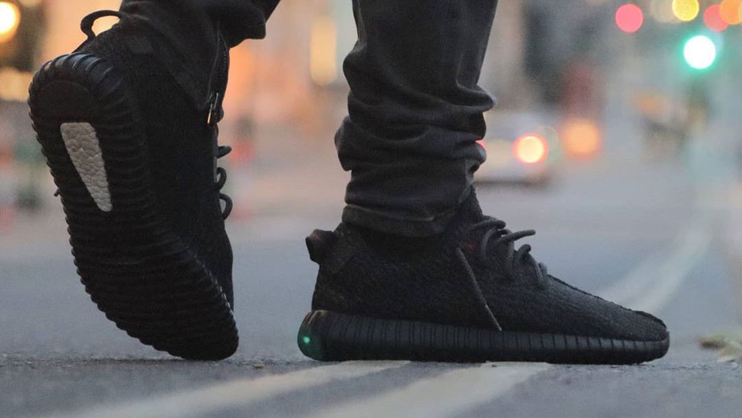 Adidas Yeezy Custom  Yeezy shoes, Black nikes, Sneakers fashion