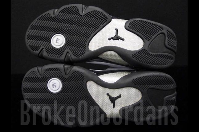 Air Jordan Xiv 14 White Black Seamless Sample 08 1