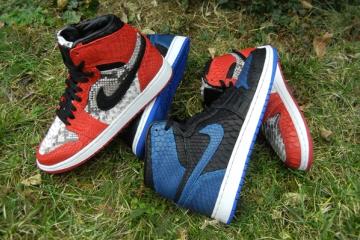 retro 1 snake skin
