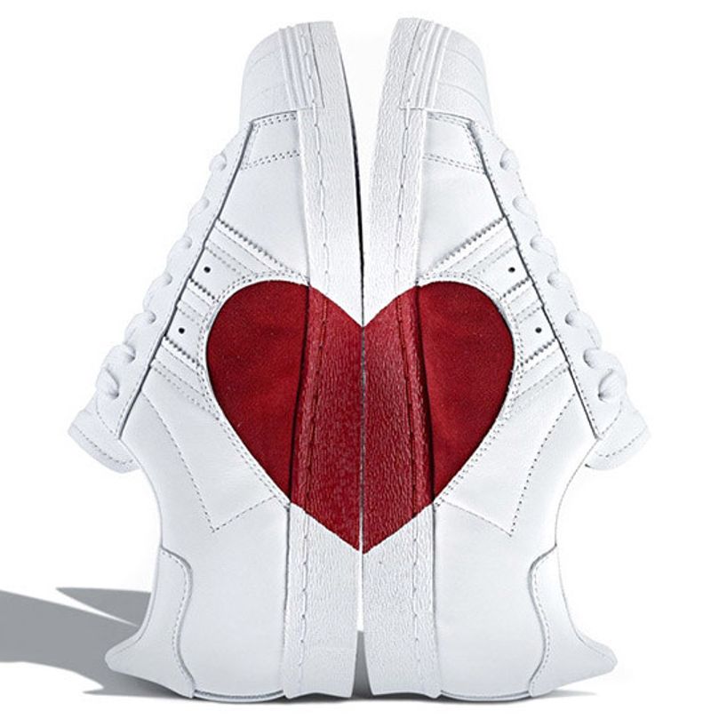 Poderoso espalda Trueno Have a Heart-to-Heart With This adidas Superstar - Sneaker Freaker