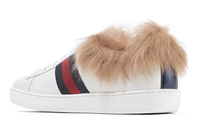 Gucci Ace Sneaker With Lamb Fur Sneaker Freaker 1