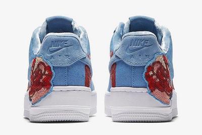 Nike Air Force 1 Denim Floral Seqine 2