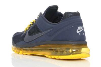 Nike Air Max 2013 Amthracite Yellow Heel 1