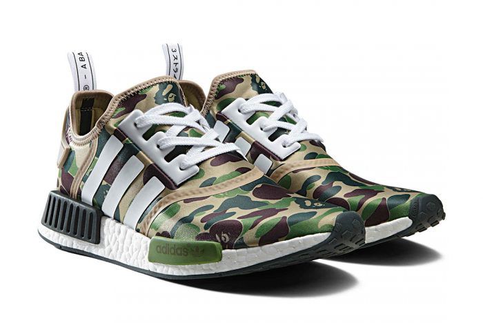 bape camo nmds