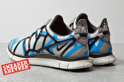 Nike Free Alt Closure Run Blue Grey 3 1