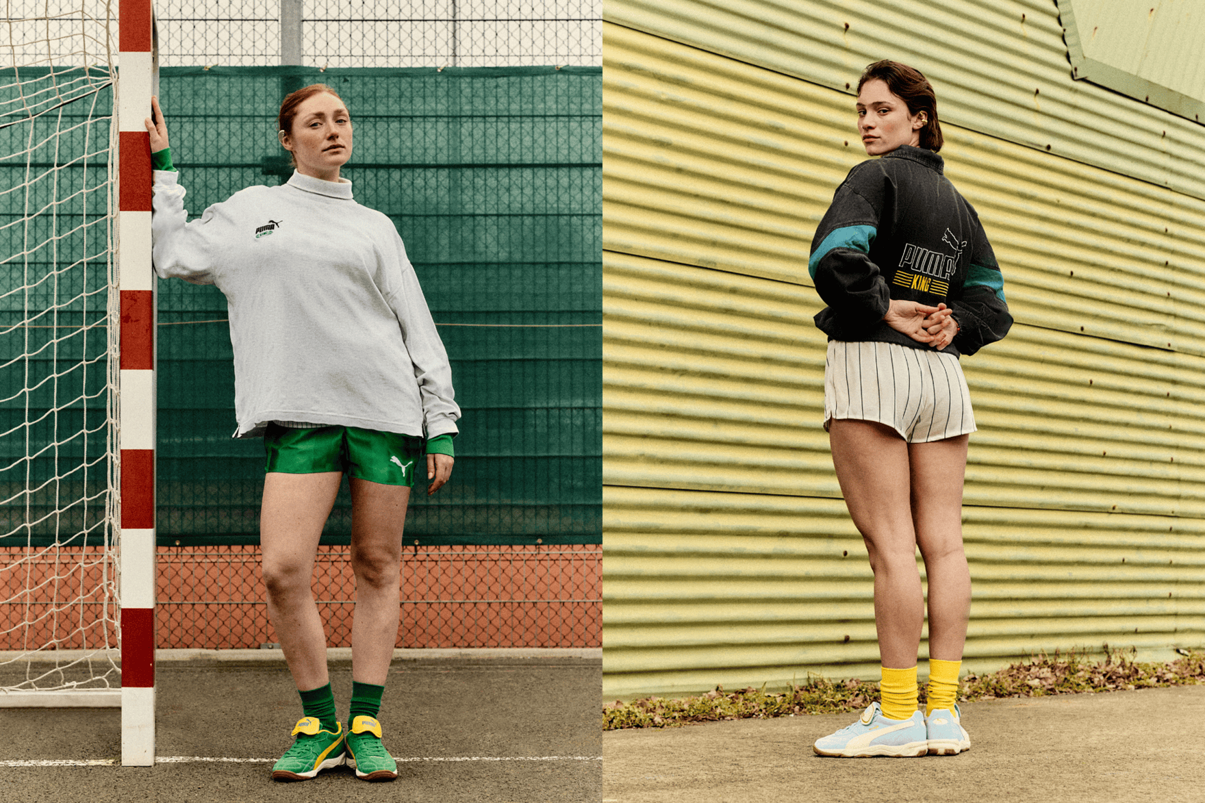 PUMA Terracewear: Biểu tượng streetwear từ giày bóng đá Hinh anh 2: Ba doi giay PUMA Terracewear: KING, Indoor Royalty va V_S1 tren nen trang