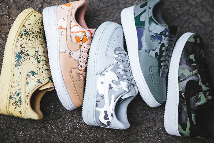 You Can't Miss The Air Force 1 Camo Pack - Sneaker Freaker