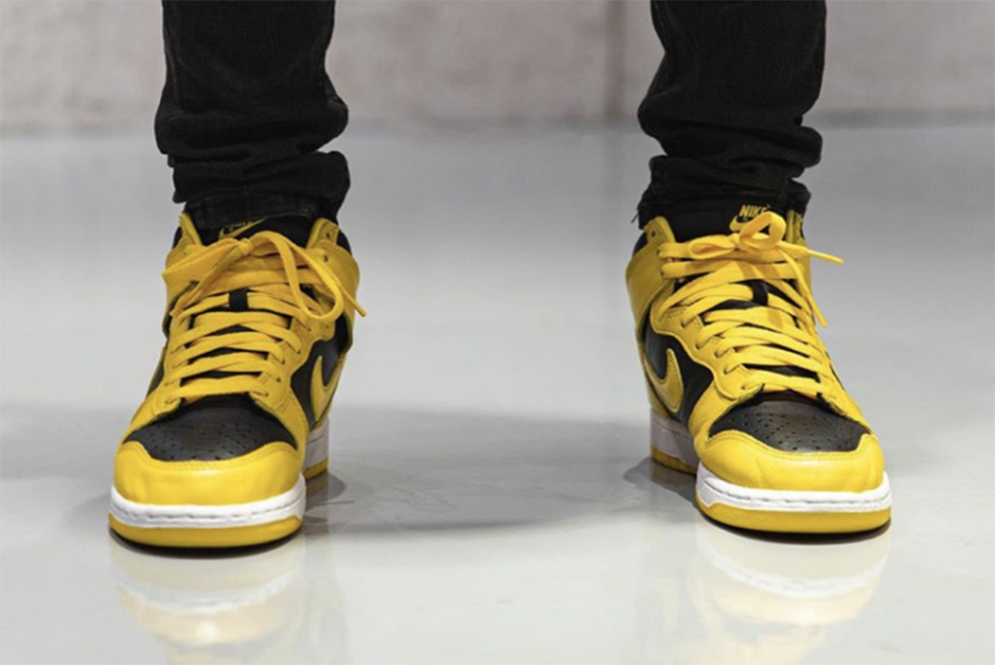 On-Foot Look: Nike Dunk High 'Varsity Maize'