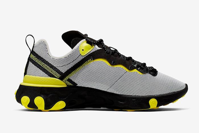 The Nike React Element 55 gets Dynamic in Yellow Releases