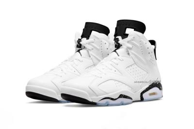  Air Jordan 6 Reverse Oreo Black White Sneakers Footwear 