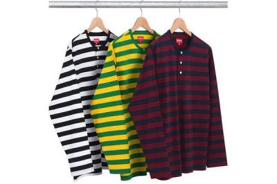 Striped Henley Shirt 1