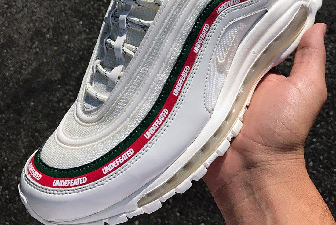 Up Close With White Undefeated 97 - Sneaker Freaker