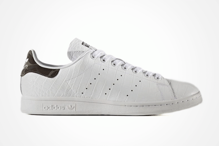 adidas stan smith croco Or homme