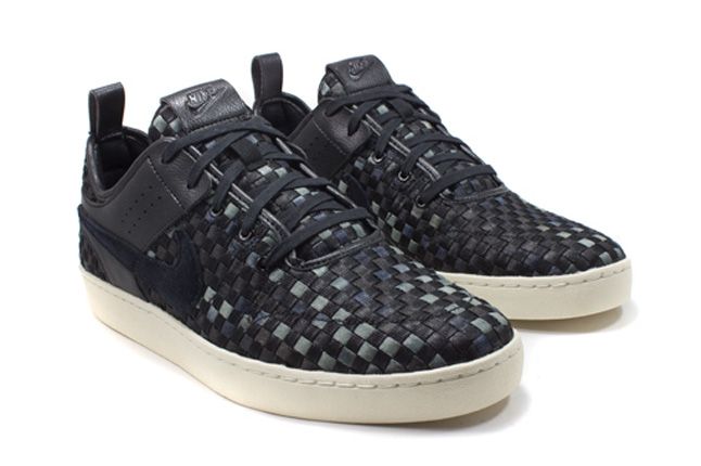 Nike Nsw Courtside Woven Black Quater Front 1