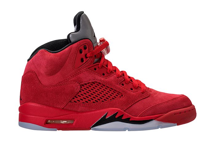 Air Jordan 5 (Red Suede) - Sneaker Freaker