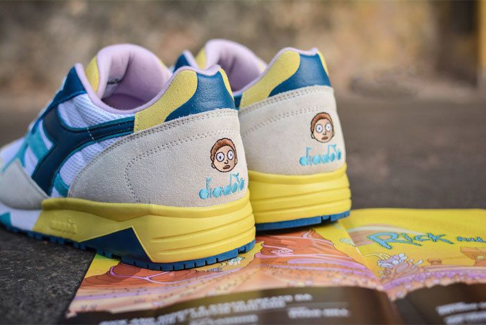 First Look Rick and Morty x Diadora Collaboration on the Way Releases