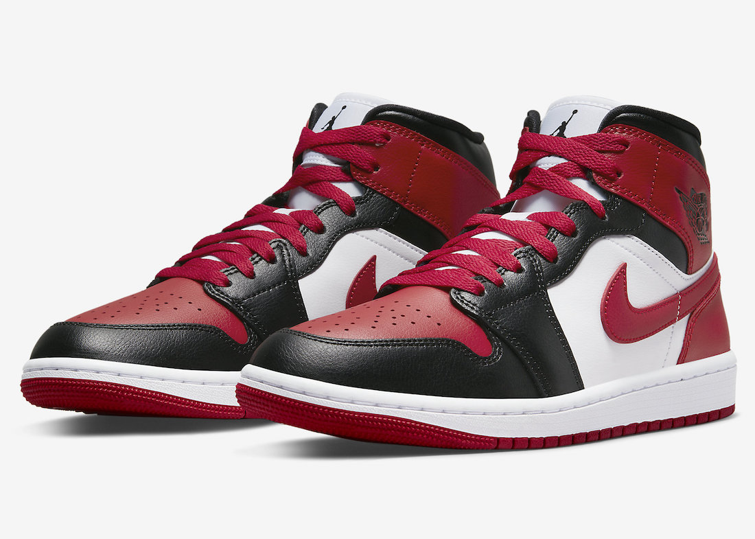 The Air Jordan 1 Mid Gets the ‘Bred Toe’ Treatment - Sneaker Freaker