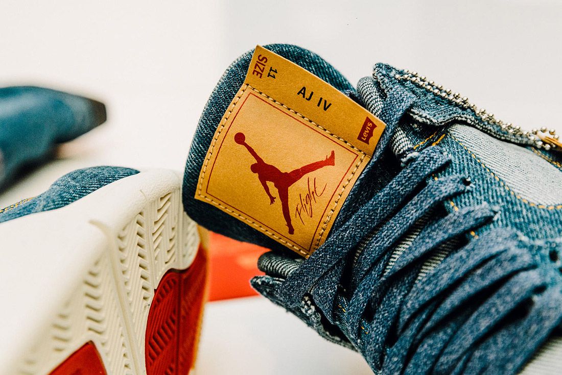 Levis Air Jordan 4 Denim 7