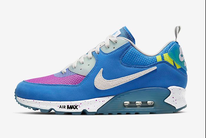 Undefeated Nike Air Max 90 Pacific Blue Cq2289 400 Release Date 1 Official