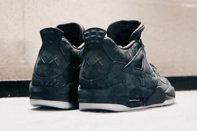 Air Jordan 4 Kaws Black Detail Sneaker Freaker 3