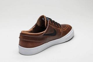 nike sneakers brown leather