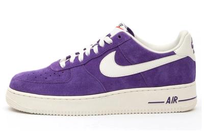 Nike Air Force 1 Low Suede Purple Profile 1