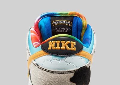 Ben & Jerry’s x Nike NIKE AIR JORDAN MID UNIVERSITY GOLD EU 44 Sneaker Chunky Dunky Heel