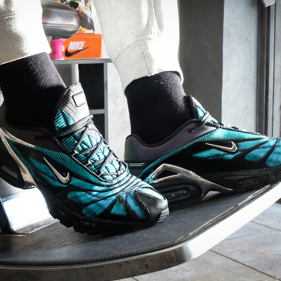 Urbanstar Roma Snap The Skepta X Nike Air Max Tailwind 5 On Foot Sneaker Freaker