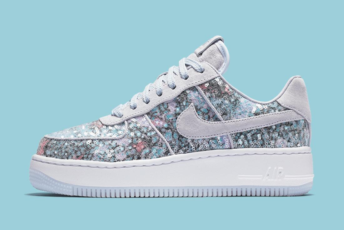 Nike Air Force 1 Upstep Low Wmns (Glass Slipper) - Releases