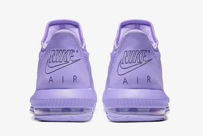 Nike training Lebron 16 Low Purple Heels