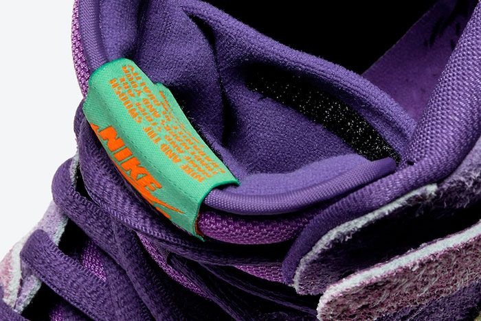 Nike SB Dunk High 4/20 'Reverse Skunk' Tongue Pouch