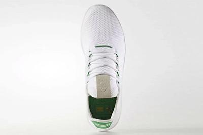 Pharrell Williams Adidas Tennis Hu White Green 5