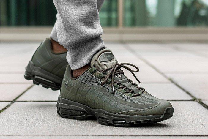 Nike Air Max 95 Ultra Essential Cargo Khaki Black Sneaker Freaker